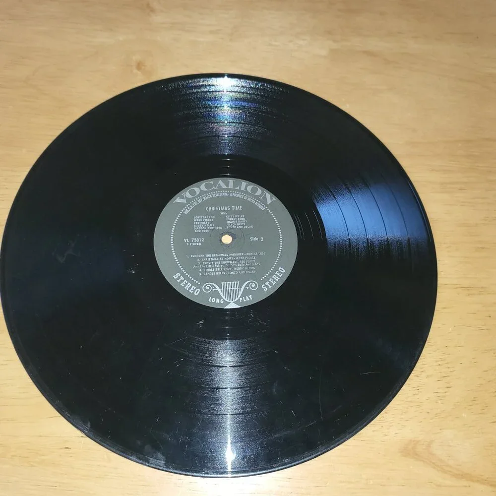 CHRISTMAS TIME With Jimmie Davis Loretta Lynn LP 1967 Decca Records VL 73812 LP2 - Picture 6 of 7